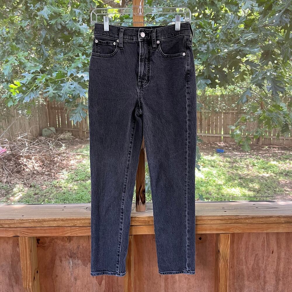 Madewell Women's Perfect Vintage Jeans Charcoal Wash Size 25 - Picture 1 of 10